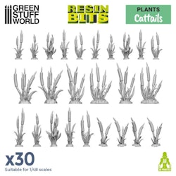 3D printed set - CATTAILS Plants