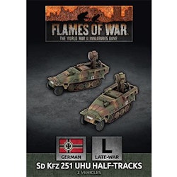 Sd Kfz 251 Uhu Halftracks (x2)