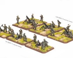 81mm and 120mm Mortar Platoons (x21 figures)