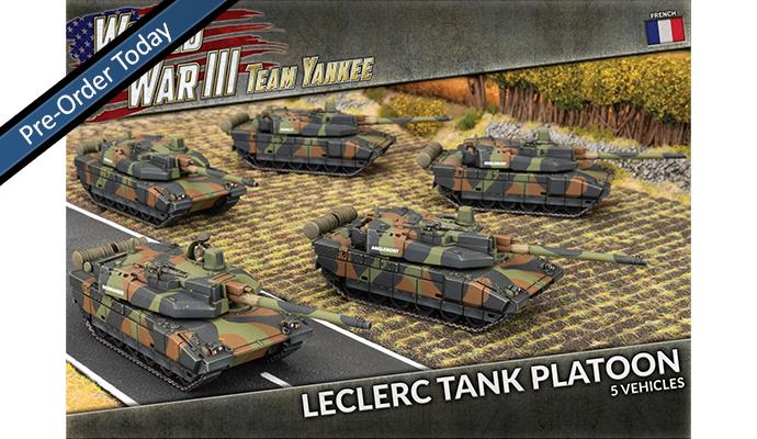 Leclerc Tank Platoon (x5 plastic)