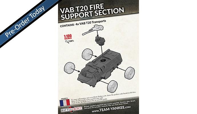 VAB T20 Fire Support Section (x4)