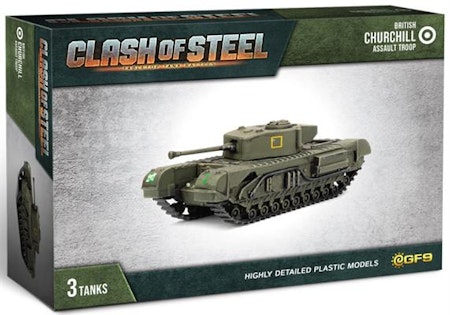 Churchill Assault Troop (x3 Plastic)