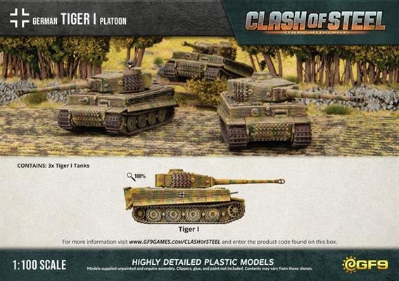Tiger I Platoon (x3 Plastic)
