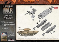 Churchill Guards Heavy Tank Company (Mid War x5 Tanks Plastic)