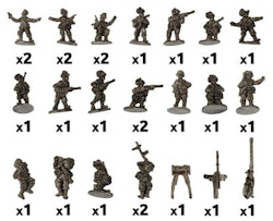 Weapons Platoon (Bersaglieri) (Mid War x23 Figures)