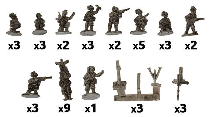 MG and Mortar Platoons (Bersaglieri) (Mid War x36 Figures)