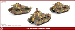 Type 89 Chi-Ro Tank Platoon (x3)