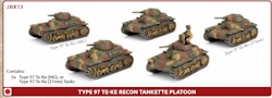 Type 97 Te-Ke Recon Tankette Platoon (x5)