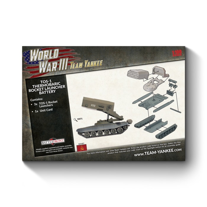 TOS-1 Thermobaric Rocket Launcher Battery