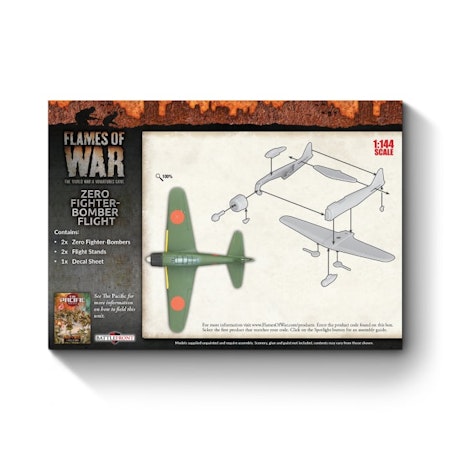 Zero Fighter-Bomber Flight (x2 Plastic)