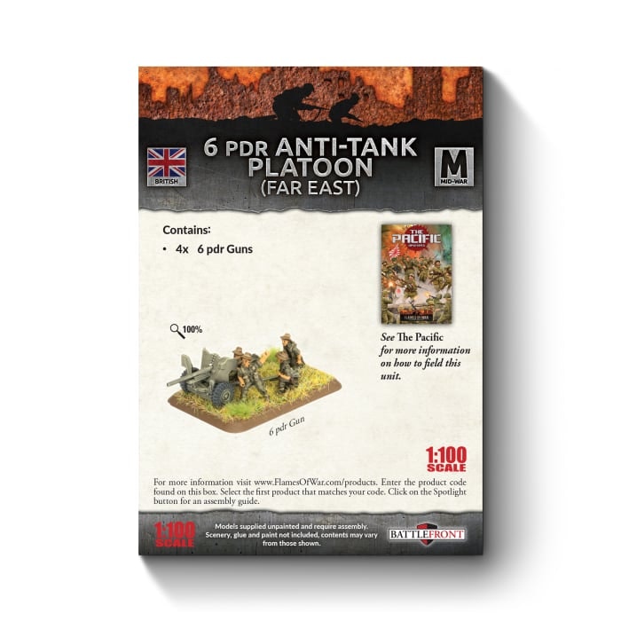 6pdr Anti-tank Platoon (Far East) (x4)