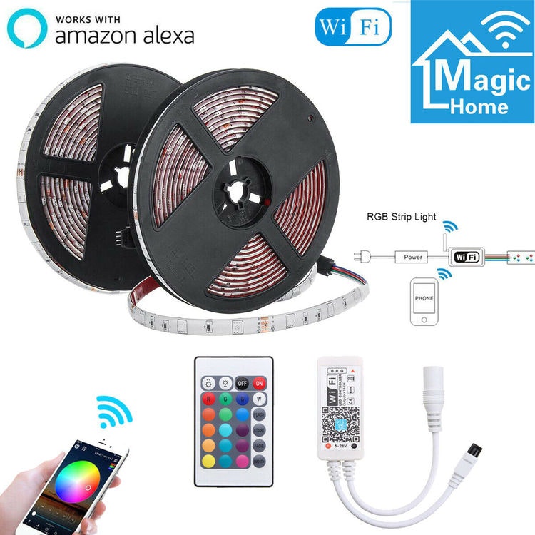 Ledsavers LED-list RGB 10 m W-Fi Google Home , Alexa SmartHome