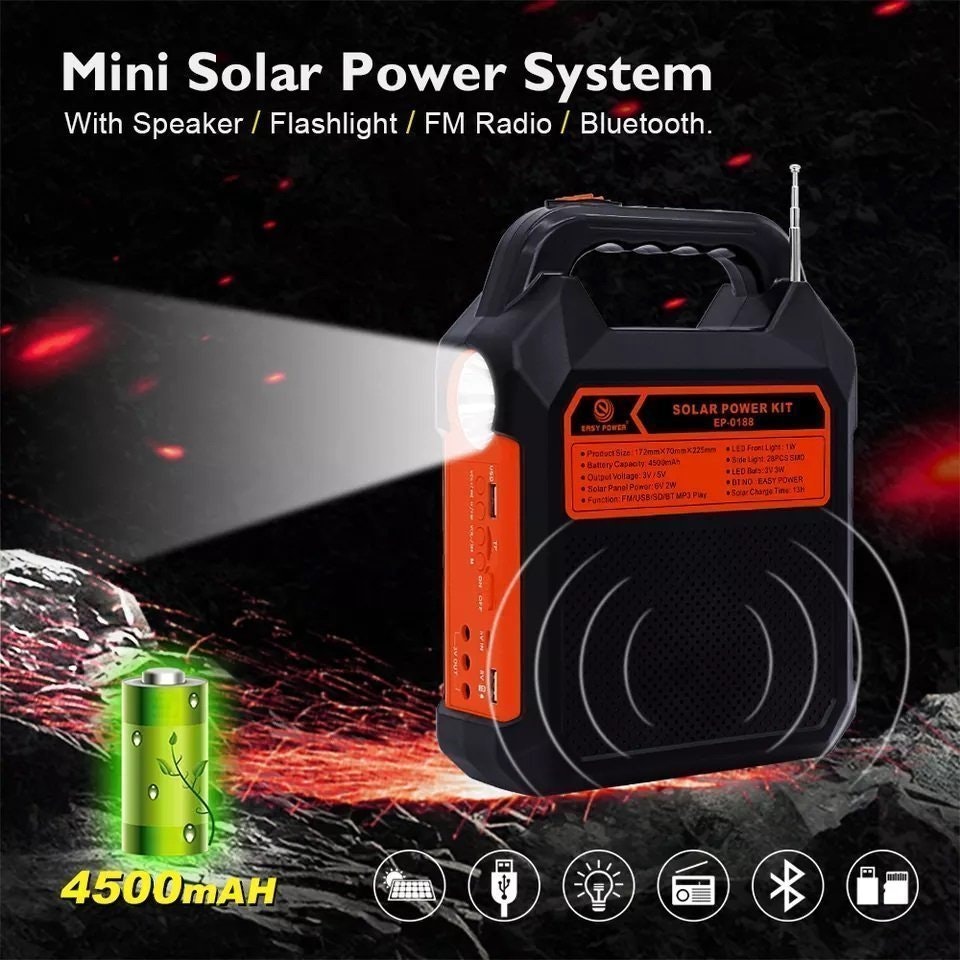 Solar Energy System Powerbank Camping