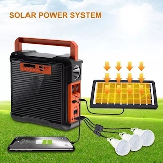 Lite större Solar Energy System Powerbank OFF-GRID !
