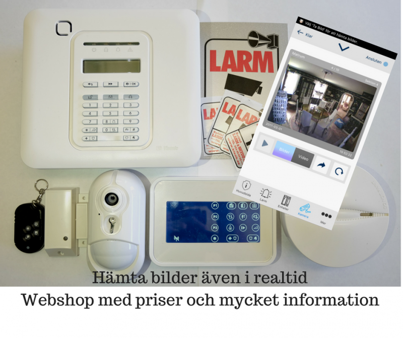 Kameralarm med App och pushmeddelande utan Månadskostnad