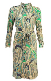 NOT Dress - Lola LS Dark Navy Colorful Paisley