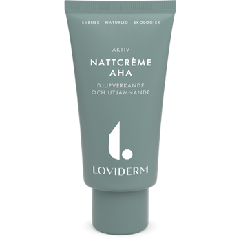 Svensk ekologisk Nattcrème Aktiv AHA 50 ml - Slut i lager.