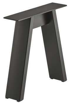 Ben till bänk - Design A, raw steel eller svart