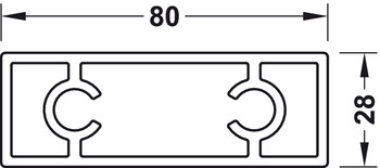 Komplett bordsstativ - olika längder