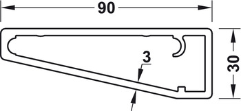 Komplett bordsstativ - olika längder