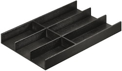 Besticksinsats - Flex. Bygg din egen inredning till dina lådor. Finns i ek och svartbetsad ask.