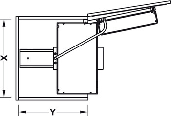 Häfele - Pull-out larder unit - finns med korghylla eller krom/vit botten
