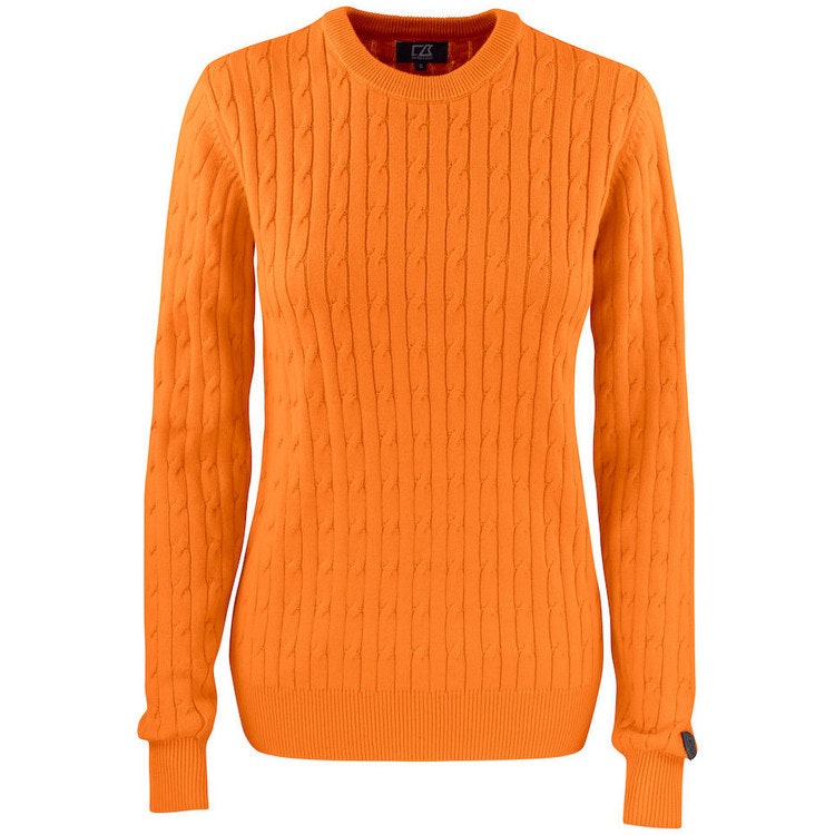 Blakely Knitted Sweater W Orange