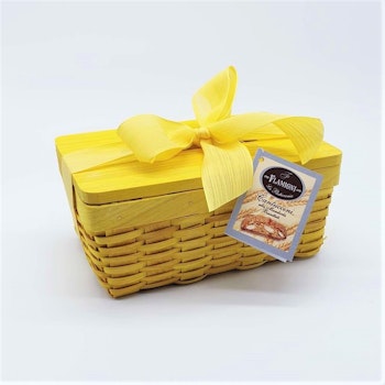 Servettbox med cantuccini (gul)