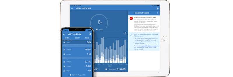 VictronConnect v5.26 – Why is the charger off?