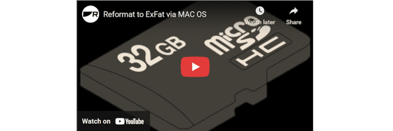 Videoguide: Formatera microSD-kort på Mac/iMac OSX
