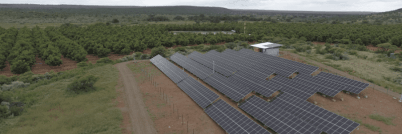 Largest private solar farm South Africa