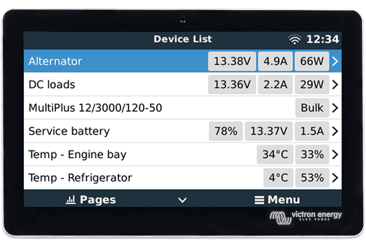 Venus OS v2.80 – Ruuvi wireless sensors, Load monitoring, and more