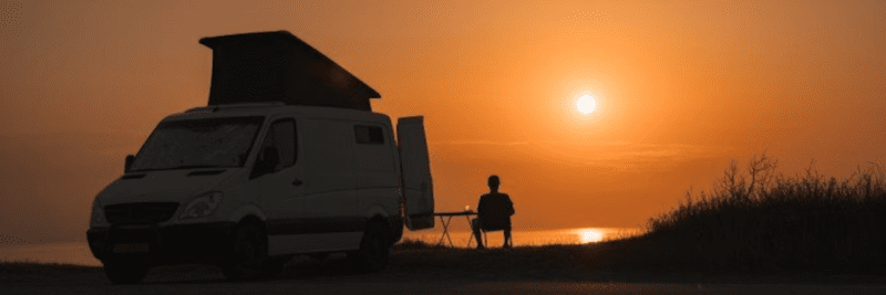 Van life with induction hob