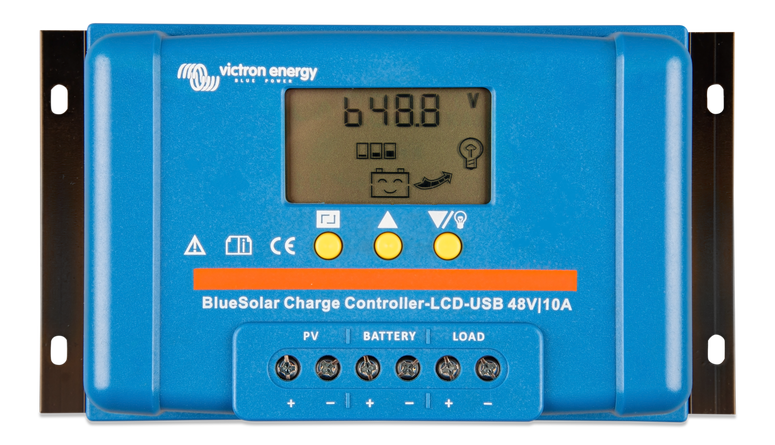 Victron Energy - BlueSolar PWM LCD&USB 48V-10A, utan BT