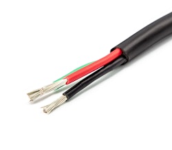  OCEANFLEX - Fortinnet elektrisk kabel multi-wire 3x1,5mm2 rund, 30m