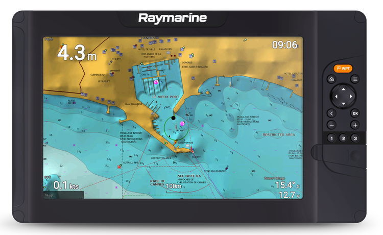 Raymarine - Element 12 S Wi-Fi:llä ja GPS:llä, LightHouse-kartat