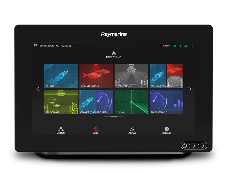 Raymarine – AXIOM 9'' MFD, RV3D, LightHouse-Karten