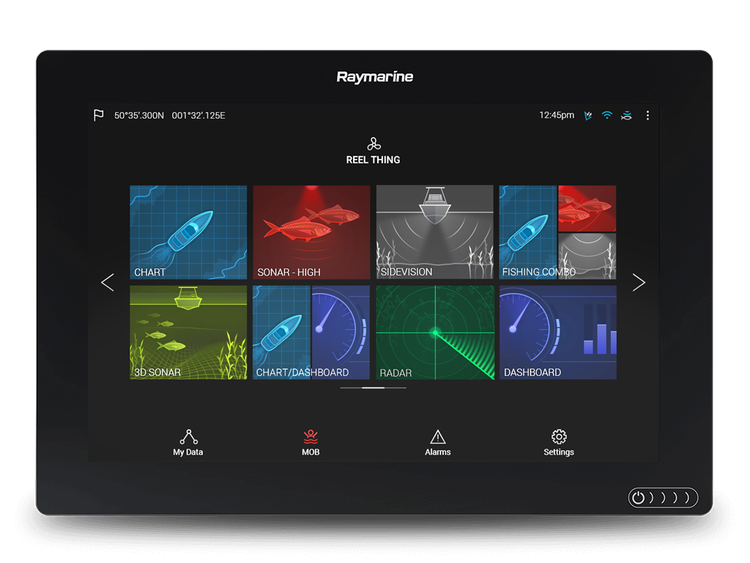 Raymarine - AXIOM 12 - 12'' MFD, LightHouse charts