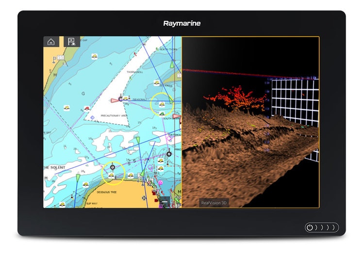 Raymarine - AXIOM 12'' MFD, RV3D, LightHouse-sjökort