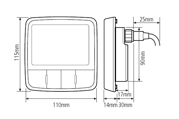 Raymarine - i50 Djup Instrument