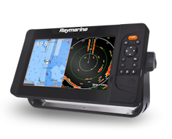 Raymarine - Element 9 S med Wi-Fi & GPS, LightHouse-sjökort för Norra Europa