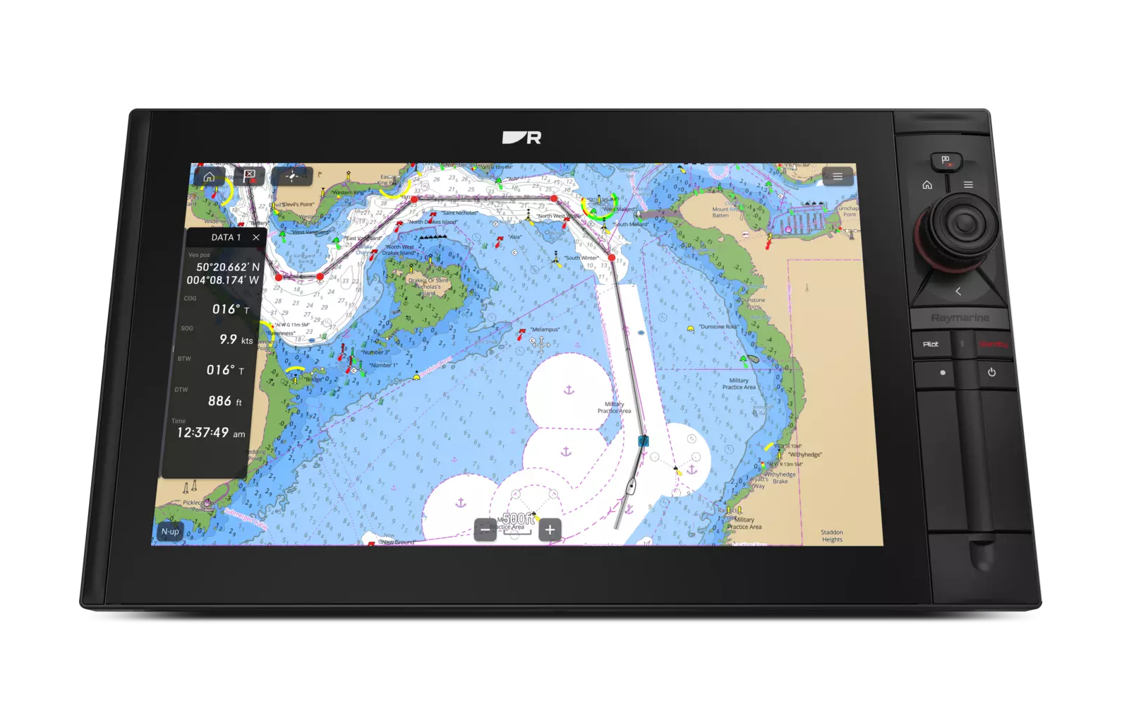 Raymarine - AXIOM 2 PRO 9 RVM, LightHouse-sjökort för Norra Europa