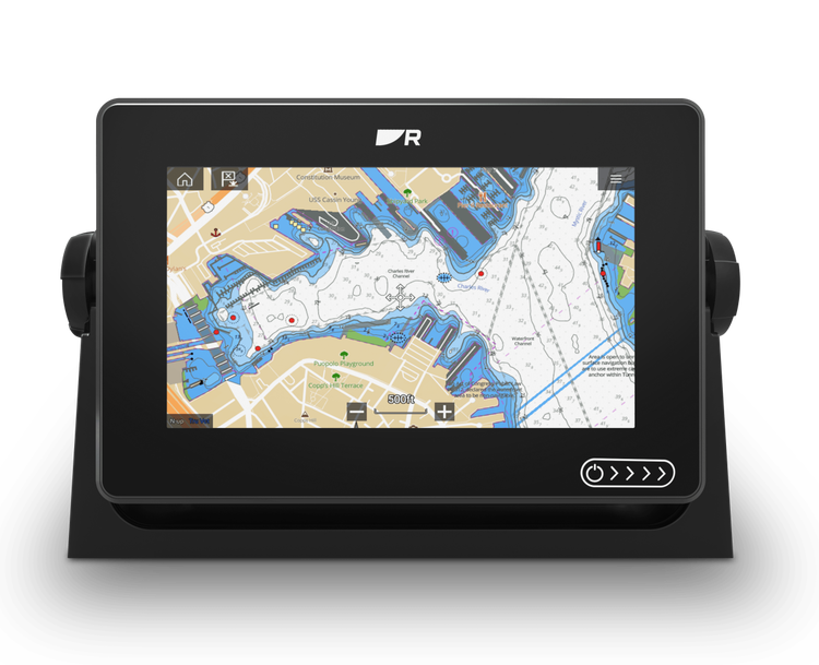 Raymarine - AXIOM+ 7 - 7'' MFD, LightHouse-sjökort för Norra Europa