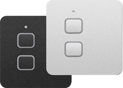 SIMARINE  - Programmerbar dimmer två knappar, Silver