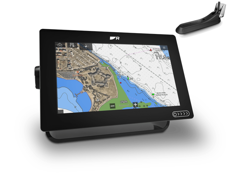 Raymarine - AXIOM+ 9 RV - 9'' MFD RV3D, RV-100 givare, LightHouse-sjökort för Norra Europa
