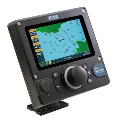 Ocean Signal 760S-02697 - ATA100, AIS klass A transponder 7tum integrerad färgdisplay, AIS-MOB-alarmfunktion