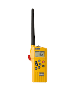  Ocean Signal 720S-00614 - SafeSea V100 GMDSS bærbar VHF-radio, 21 simplexkanaler, Li-batteri, genopladeligt batteri