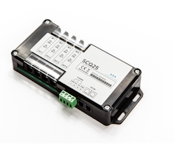 SIMARINE S008 - SCQ50 Quadro shunt 4x 50A. Mäter ström/spänning från 4 st separata strömförbrukare, för PICO display