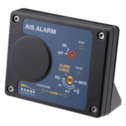  Ocean Signal 741S-02037 - AIS Alarm Box, liitetään AIS:iin NMEA 0183:n kautta, 30 yksittäistä AIS-yksikköä, ulkoiset hälyttimet