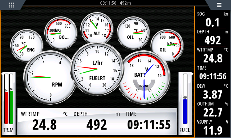  Yacht Devices YDEG-04N - Engine data gateway, J1939 to NMEA 2000. NOTE. Including 1 Deutch male plug. (Female plug: DEU_F-P)